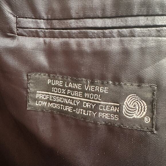 Savile Row Blue Sport Coat Blazer Cruise Cocktail Party Gold Buttons 42L Captain - Picture 10 of 10